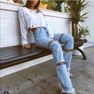 LF Zipper jeans